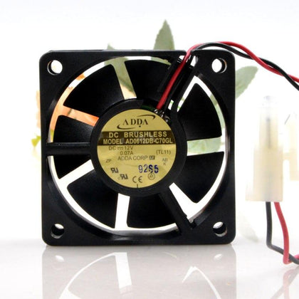 AD0612DB-C70GL For Adda 6020 60mm 12V 0.07a 60mm Computer power supply case cooler cooling fan