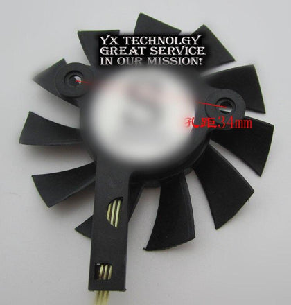 6010 Computer graphics radiator silent fan leaves 3-pin motherboard 58mm diameter