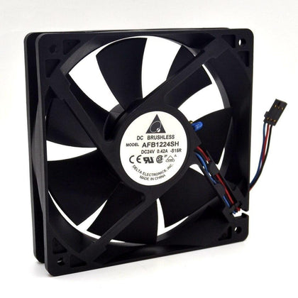 AFB1224SH 12025 12CM 120mm 24V 0.42A wind capacity inverter cooling fan thermostat for Delta 120*120*25mm