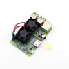 High quality dual fan cooling kit with copper For Raspberry Pi 3 2 Model BB+ NESPi Retroflag