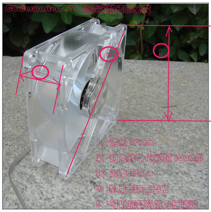 8 transparent silent system fan 11db - inewdeals.com