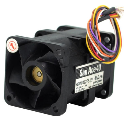 SANYO 9CRA0412P5J22 DC 12V 1.4A 4056 4CM 40mm 1U case server inverter axial cooling fan cooler