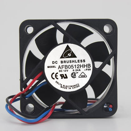 5015 AFB0512HHB 50mm 12V 0.20A double ball four wire PWM server cooling fan for Delta 50*50*15mm
