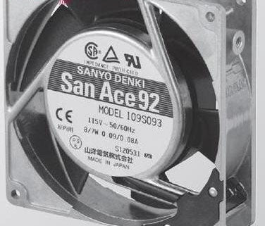 SANYO 109S093 100V 8/7W 0.1/0.09A aluminum box 9025 AC cooling fan 90*90*25mm