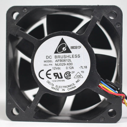 Delta AFB0612HH 6025 6CM 60mm 0.25A double ball bearing cooling fan for 60*60*25mm
