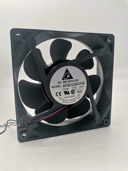 AFB1248VHE 12038 12cm 120mm 48V 0.27A 3 wire dual ball bearing cooling fan for Delta 120*120*38mm