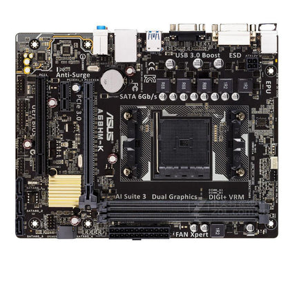 ASUS A68HM-K desktop motherboard for AMD FM2/FM2+ DDR3 Used MAINBOARD pc boards