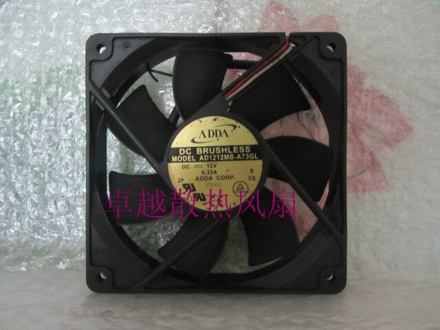 Ad1212mb-a73gl dc12v 0.33a cooling fan