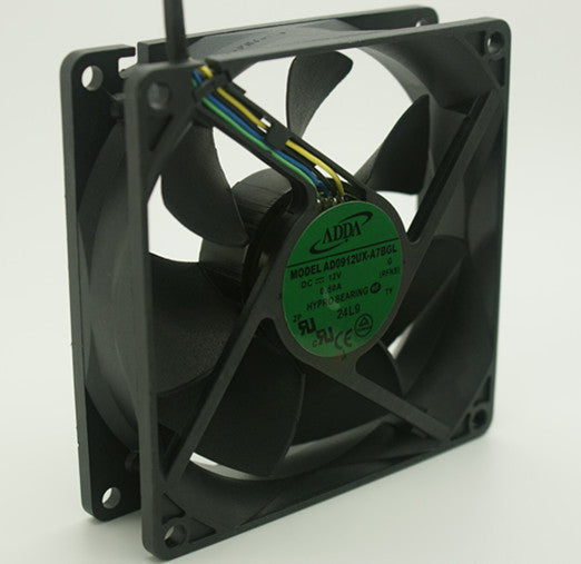 Adda 9225 9cm fan ad0912ux-a7bgl pwm intelligent adjustable speed fan