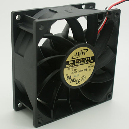 Adda 9238 9cm ad0948xb-f93ds 9 cm dual ball eco-friendly cooling fan - inewdeals.com