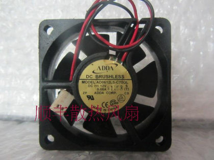 Adda ad0612ls-c70gl 6020 6cm 12v 0.08a oil cooling fan - inewdeals.com