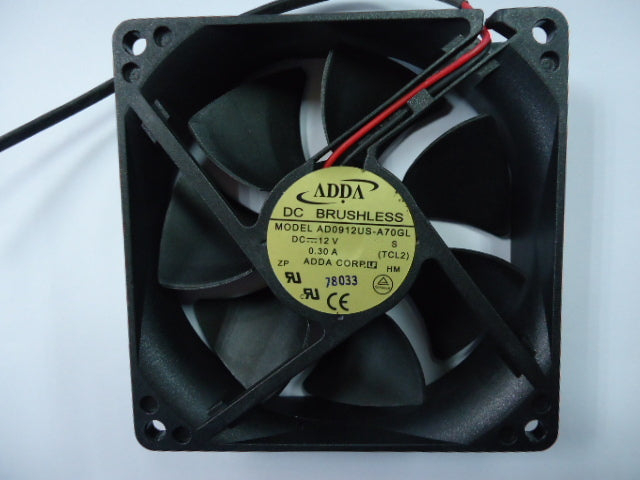 Adda ad0912us-a70gl 12v fan power supply fan 9cm 9225 water dispenser fan