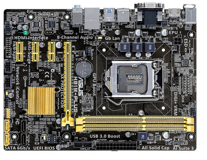Asus H81M-PLUS Desktop Motherboard H81 Socket LGA 1150 i3 i5 i7 DDR3 16G Micro-ATX mainboard - inewdeals.com