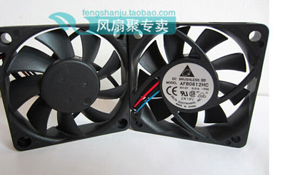 Brand Delta AFB0612HC 6CM 6013 12V 0.21A60*60*13MM three CPU cooling fan speed - inewdeals.com