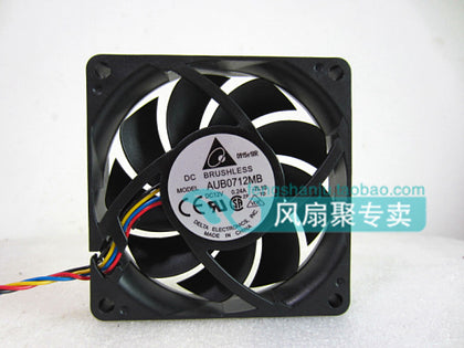 Brand Delta AUB0712MB 7cm7015 12V0.24A 4-pin PWM CPU ultra-quiet fan - inewdeals.com