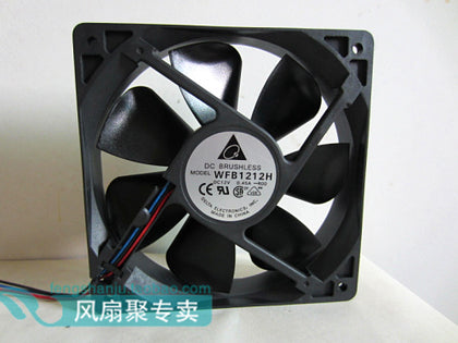 Brand Delta WFB1212H 12cm12025 12V 0.45A switch server cooling fan - inewdeals.com