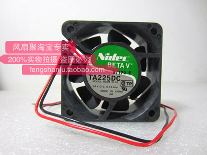 Brand Nidec 6cm6025 24V 0.18A TA225DC M33516-16 2-wire cooling fan - inewdeals.com