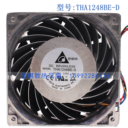 Brand THA1248BE-D 12038 48V 2.6A large air volume aluminum frame cooling fan - inewdeals.com