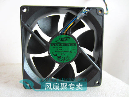 Brand Taiwan ADDA 9cm 12V0.50A 4-pin PWM cooling fan AD0912UX-A7BGL - inewdeals.com