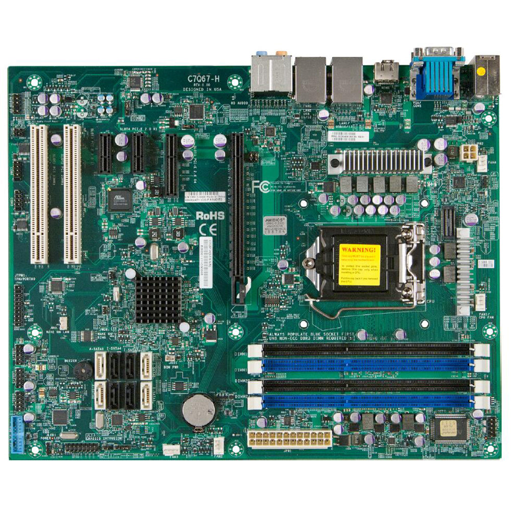 C7Q67-H Supermicro Embedded Desktop Motherboard 2nd Generation Core i3 i5 i7 Series LGA1155 DDR3-1333MHz Full Tested Working