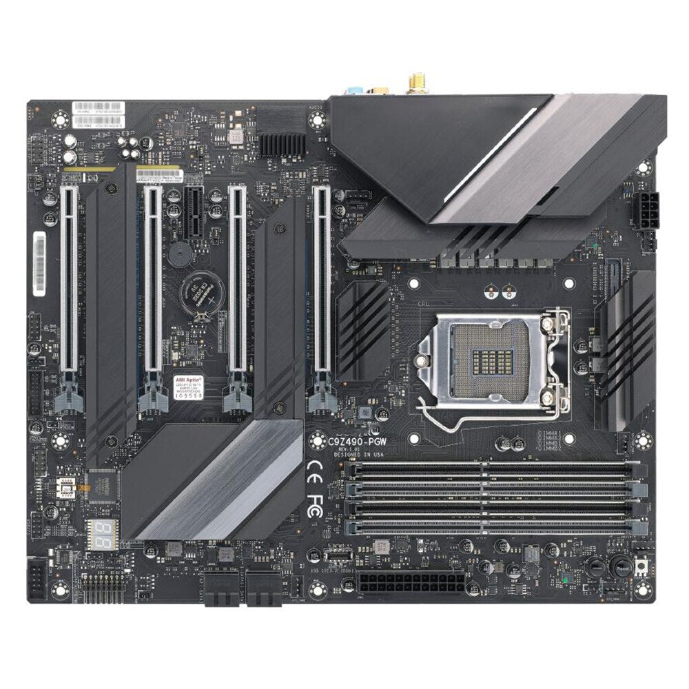 C9Z490-PGW Supermicro Desktop Overclock WiFi Motherboard 10th Generation Core i9/i7/i5/i3 LGA-1200 DDR4-2933MHz PCI-E3.0 M.2 Full Tested Working