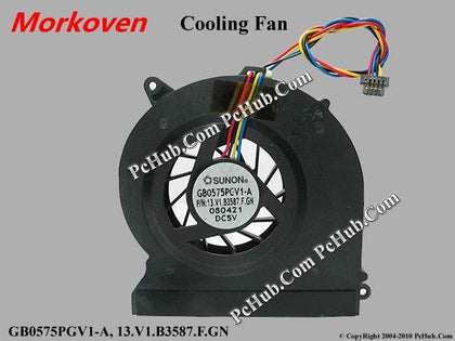 CPU Cooling fan cooler for Packard Bell Yamit GP EasyNote ST85 ST86 CPU fan GB0575PGV1-A 13.V1.B3587.F.GN 4PIN 7446530000 - inewdeals.com