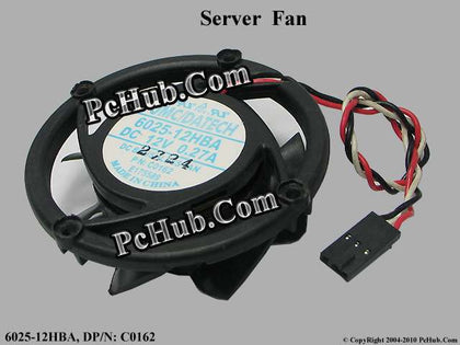 CPU Laptop Cooling Fan For JMC/DaTech 6025-12HBA Server - Round Fan DC 12V 0.27A, 65X65X23mm 6025-12HBA, DR6025-12HBA C0162 - inewdeals.com