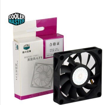 Cooler Master Black Whirlwind (L71 BRF-L71) monomer 7cm fan boxed genuine - inewdeals.com
