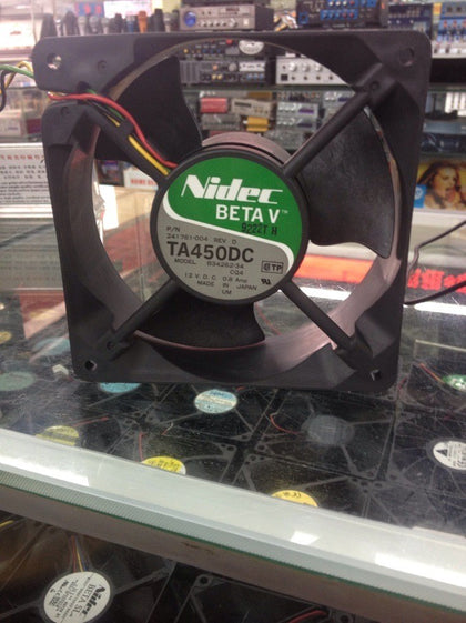 Cooling fan 12038 12v 0.8a ta450dc double bearing ball ventilation fan nidec - inewdeals.com