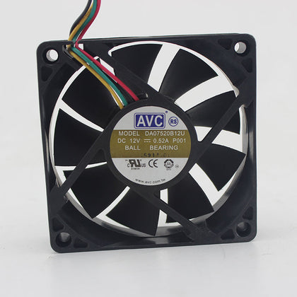 DA07520B12U 12 V 0,52 A 7520 75 mm 4-Draht-Temperatur-PWM-Geschwindigkeitsregelung Computer-CPU-Lüfter