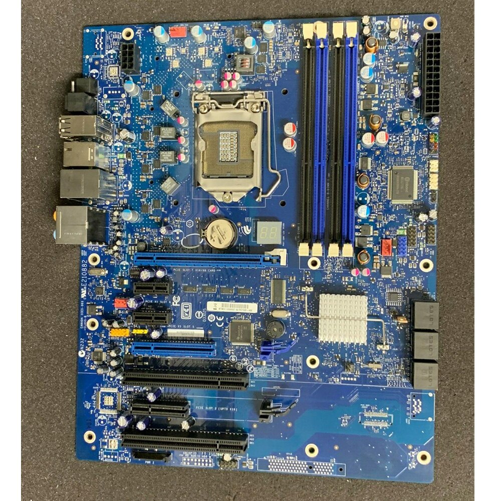 DP55WG Server Industrial Control Motherboard LGA 1156 P55 DDR3 16G ATX Core i7 i5 CPU Mainboard Full Tested Working