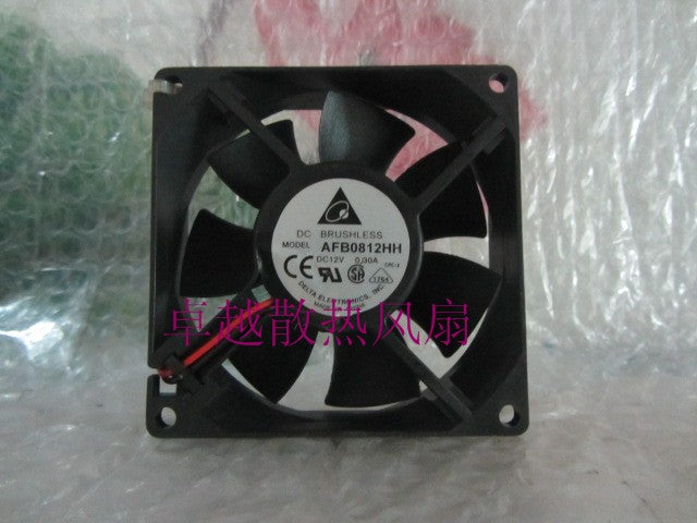 Delta afb0812hh 12v 0.30a 8025 8cm 2 line fancooling fan