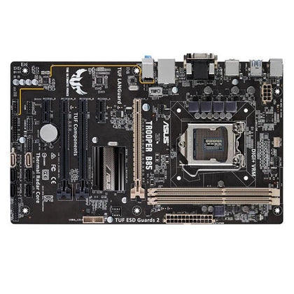 Desktop-Motherboard Asus TROOPER B85 Sockel LGA 1150 i7 i5 i3 DDR3 SATA3 USB3.0 ATX Mainboard PC