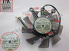 EVERFLOW R128015SU 75mm Graphics/Video Card VGA Cooler Fan Replacement 43mm 12V 0.50A 4Wire for ASUS EAH5830 GTS 260 450