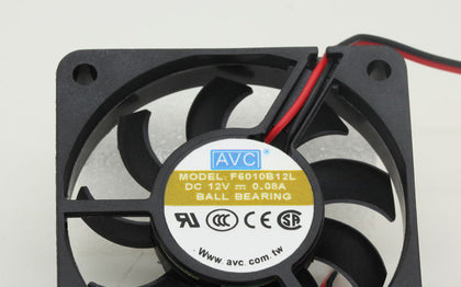 AVC and F6010B12L 6010 60mm 12V 0.08A quiet cooling fan 60*60*10mm