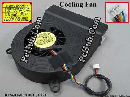 Fan FOR HP TouchSmart 600 PC CPU Cooling Fan All-in-one FORCECON DFS601605HB0T F99T F82Q 5V 0.5A kDB0705HB-9A10 kDB0705HB 9A10 - inewdeals.com
