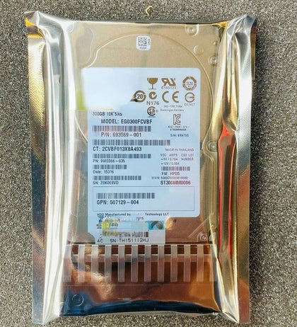 507129-004 507284-001 300G 10K 2.5inch SAS G5 G6 G7 Hard Drives