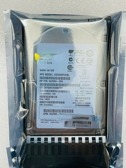 619291-B21 619463-001900G 10K 2.5 SAS 6G 64M Hard Drives