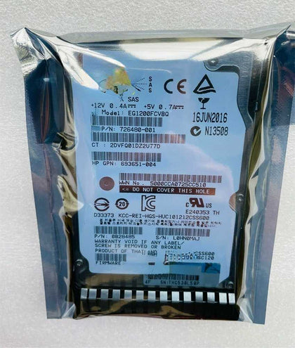 697574-B21 697631-001 1.2T 10K 2.5inch SAS 12G Hard Drives