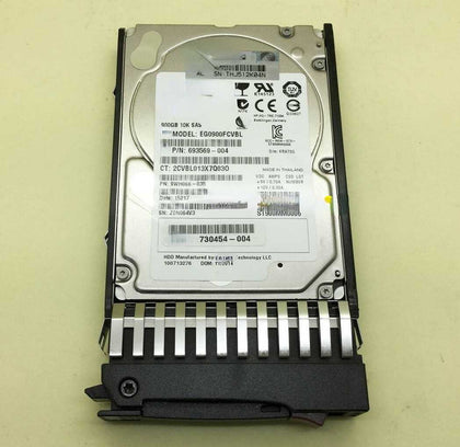 730703-001 C8S59A MSA 900G 10K 2.5 SAS 6G P2000 Hard Drives