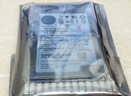 781518-B21 781578-001 1.2T 10K 2.5 SAS 12Gb 128M Hard Drives
