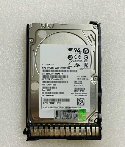 872479-B21 872737-001 1.2T 10K 2.5 SAS 12G G9 G10 Hard Drives