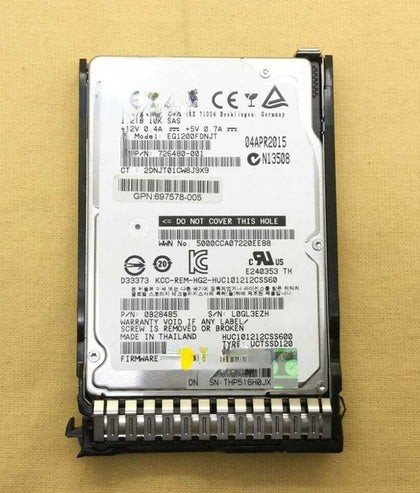 BL460C G8 G9 BL480C G8 10 k G9 1.2 T 2.5 -inch SAS 128 m Server Hard Drives