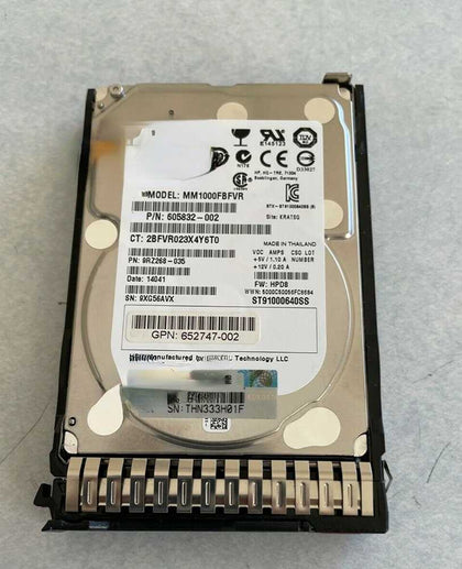 BL460C G8 G9 BL480C G8 G9 Hard Drives 1T 7.2K 2.5 SAS 6Gb