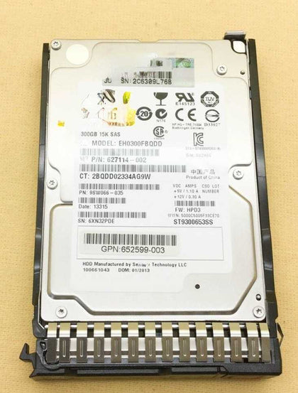 BL460C G8 G9 BL480C G8 G9 Hard Drives 300G 15K 2.5inch SAS