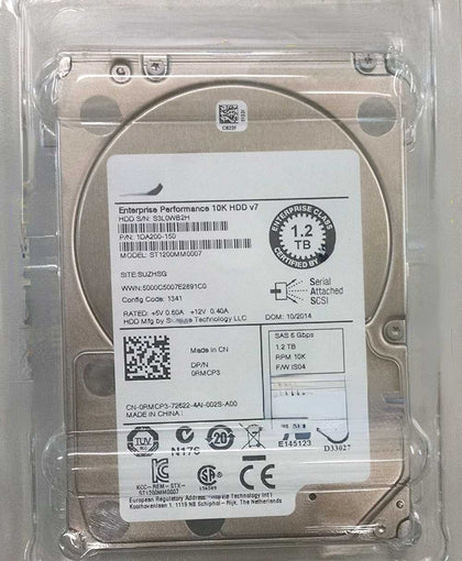 DELL 1.2T 10K 2.5inch SAS ST1200MM0007 0RMCP3 Hard Drives