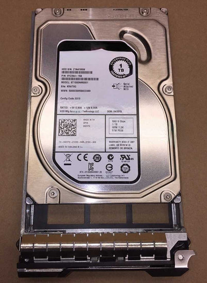 DELL 1T 7.2K 3.5 SAS 6G 062VY2 ST1000NM0001 EQ Hard Drives