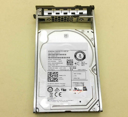 DELL 2T 7.2K 2.5 SAS 12gb 128M ST2000NX0433 0FVX7C Hard Drives