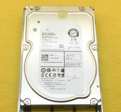 DELL 2T 7.2K 3.5 SAS 12G 128M ST2000NM0155 07RCGV Hard Drives