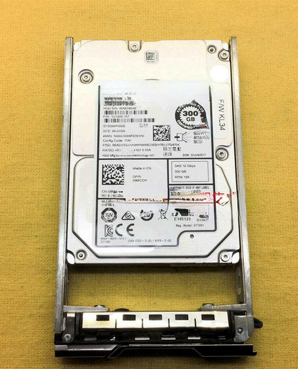 DELL 300G 15K 2.5 SAS 12GB 128M 09MCCH ST300MP0006 Hard Drives